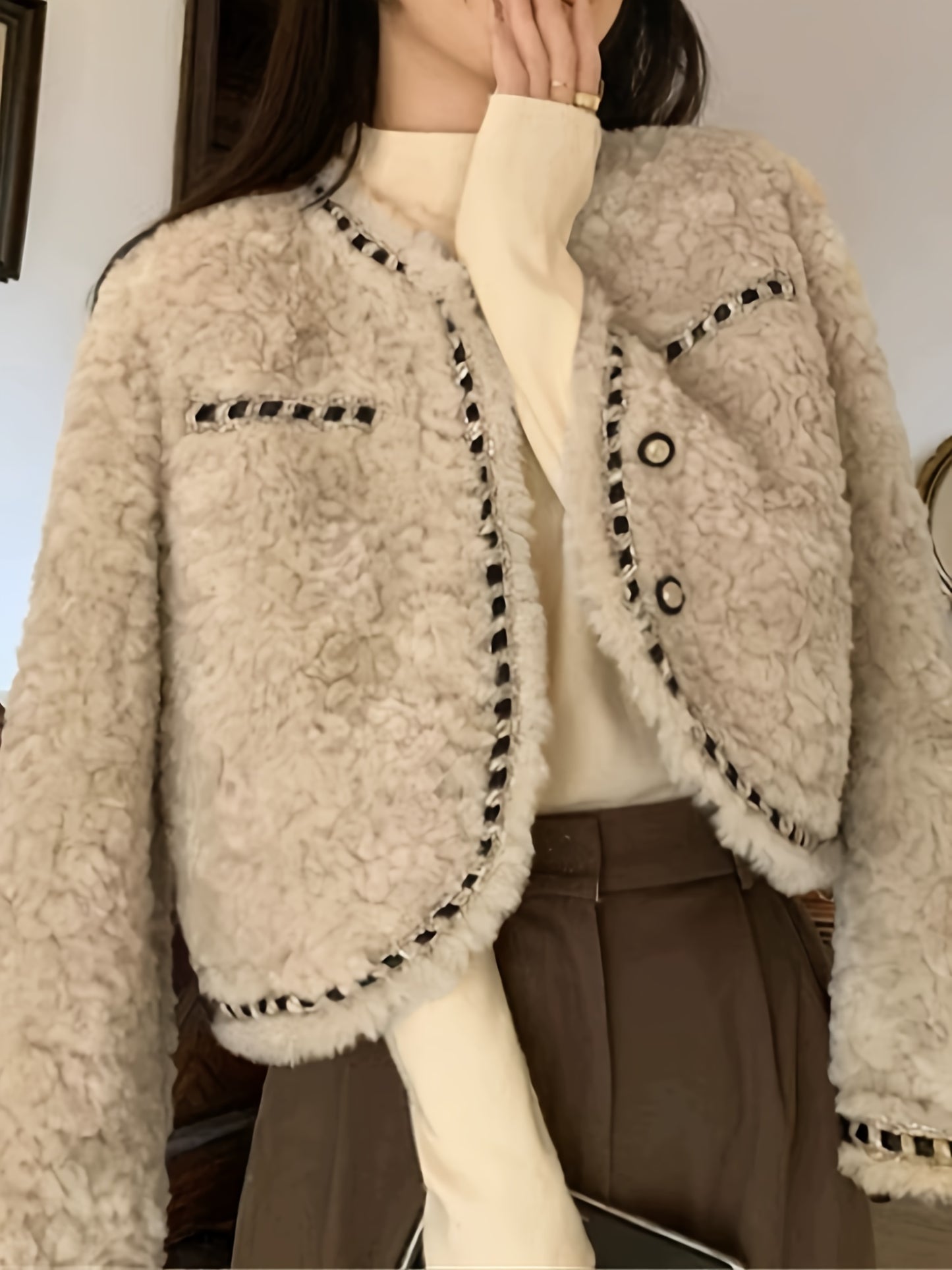 Short Lamb Coat