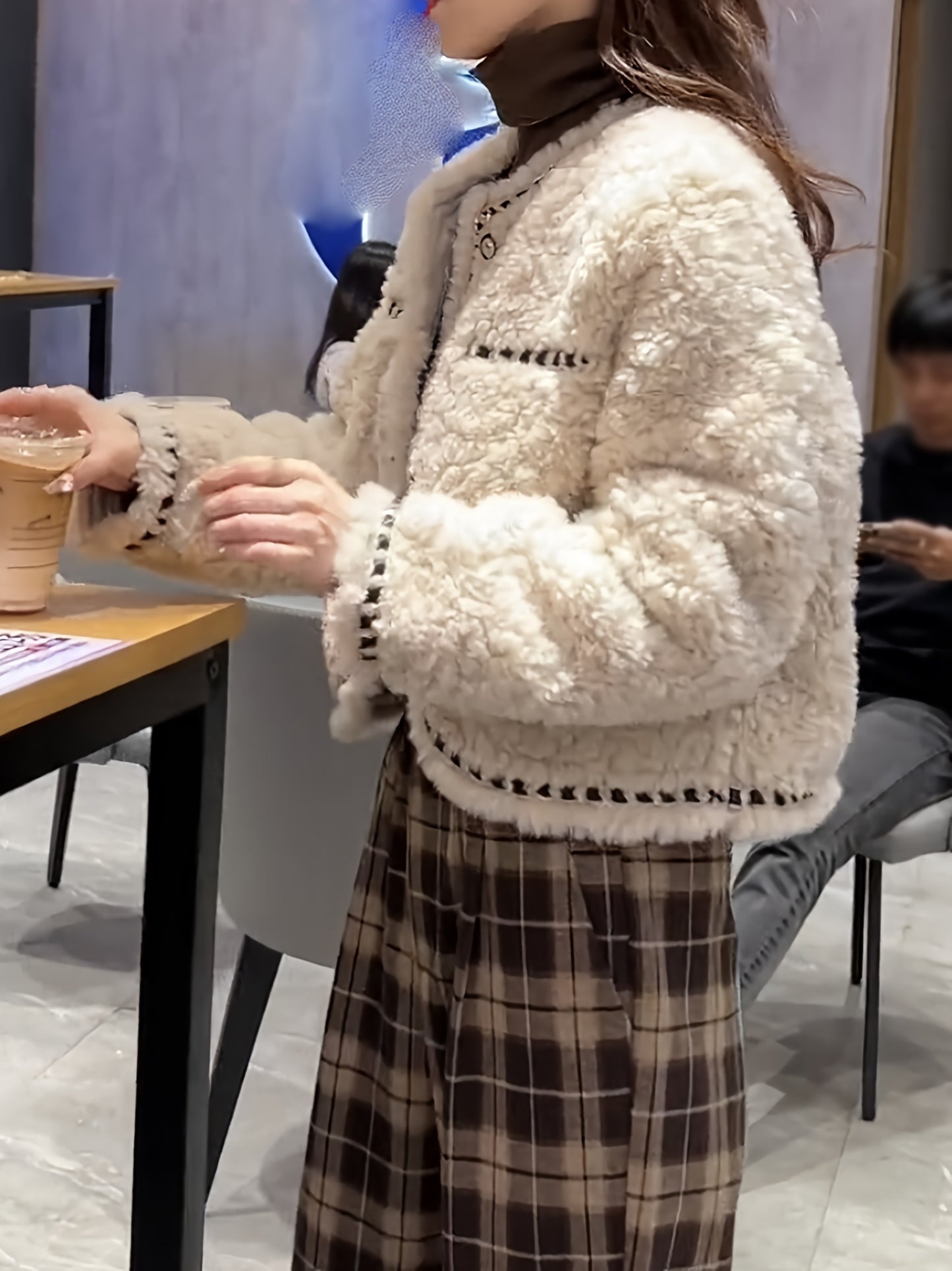 Short Lamb Coat