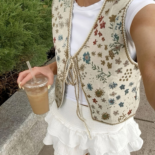 Embroidered Vest